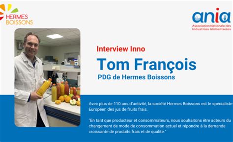 Interview Inno de Tom François, PDG de Hermes .